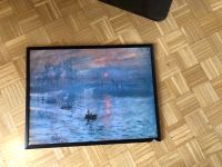 Claude Monet mit Rahmen Poster Bild Gemälde Frankfurt am Main - Ostend Vorschau