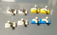Lego 8 x Wasserhahn weiß, gelb und blau Nordrhein-Westfalen - Dormagen Vorschau