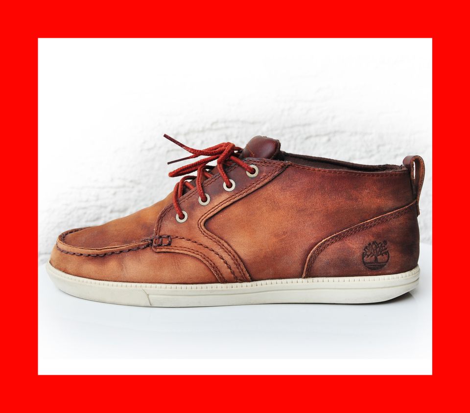 Timberland Sneaker ✿ Leder ✿ Braun ✿ Gr.41 ✿ OVP in Wiesbaden