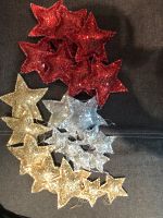 Sterne aus Pailettenstoff Deko, Advent, Weihnachten Sachsen-Anhalt - Hüttenrode Vorschau