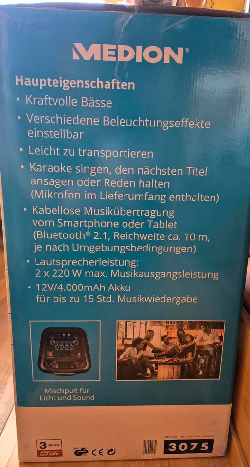 Tragbaren Bluetooth Soundsystem Medion Life in Berlin