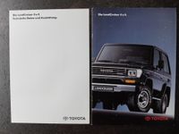 TOYOTA LandCruiser 4x4 Prospekt von 1991 mit Datenheft Bayern - Hof (Saale) Vorschau