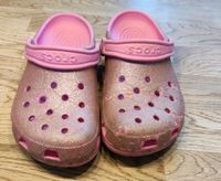 Crocs Clogs Mädchen Gr. 34-35 pink mit Glitzer Rheinland-Pfalz - Scheuerfeld Vorschau