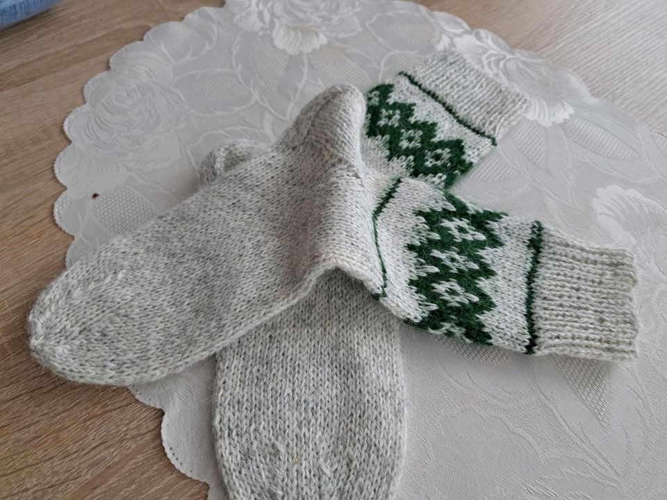 Socken aus Neuseeland wolle Hand Arbeit in Hage