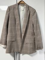Schicker H&M Blazer kariert beige schwarz türkis Gr.M/ 38 Rheinland-Pfalz - Kirchheimbolanden Vorschau