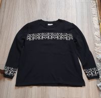 Solidwear Pullover mit Merinowolle in schwarz weiß, Gr. 44 / 46 Nordrhein-Westfalen - Werl Vorschau