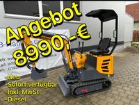 Neu Minibagger BK 900 AS Schwenkarm Bayern - Neu Ulm Vorschau