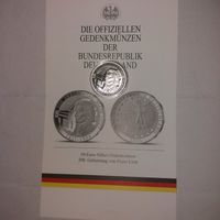10€ Deutschland 2011 G Silber 625 Stempelglanz 200.J Fr.Liszt Hansestadt Demmin - Demmin Vorschau