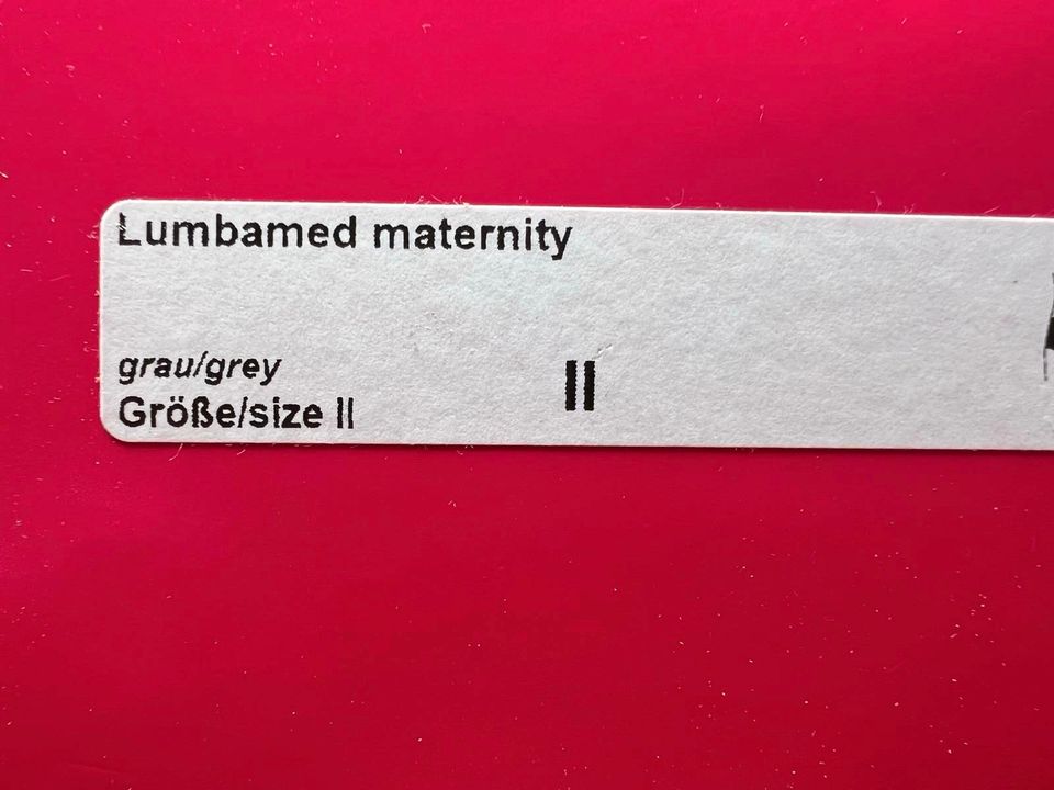 Lumbamed maternity Größe 2 in Neuenburg am Rhein