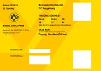 BVB gg. Augsburg Ticket / Südost Block 38 Niedersachsen - Damme Vorschau