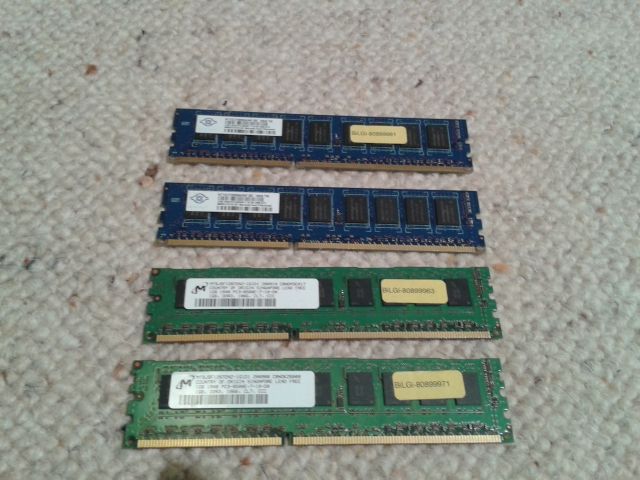 4 GB ( 4x 1GB ) 1Rx8 PC3 8500E-7-10-DO DDR3 1066 Bilgi Workstatio in Berlin