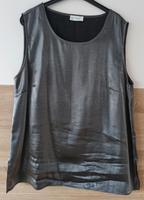 Top Bluse Shirt Tunika Ulla Popken Gr. 48 silbergrau glänzend Niedersachsen - Bad Pyrmont Vorschau