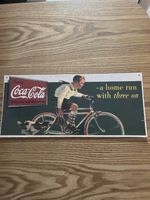 Coca-Cola Werbeschild Nostalgic Printed Advertising 1991 Niedersachsen - Salzgitter Vorschau