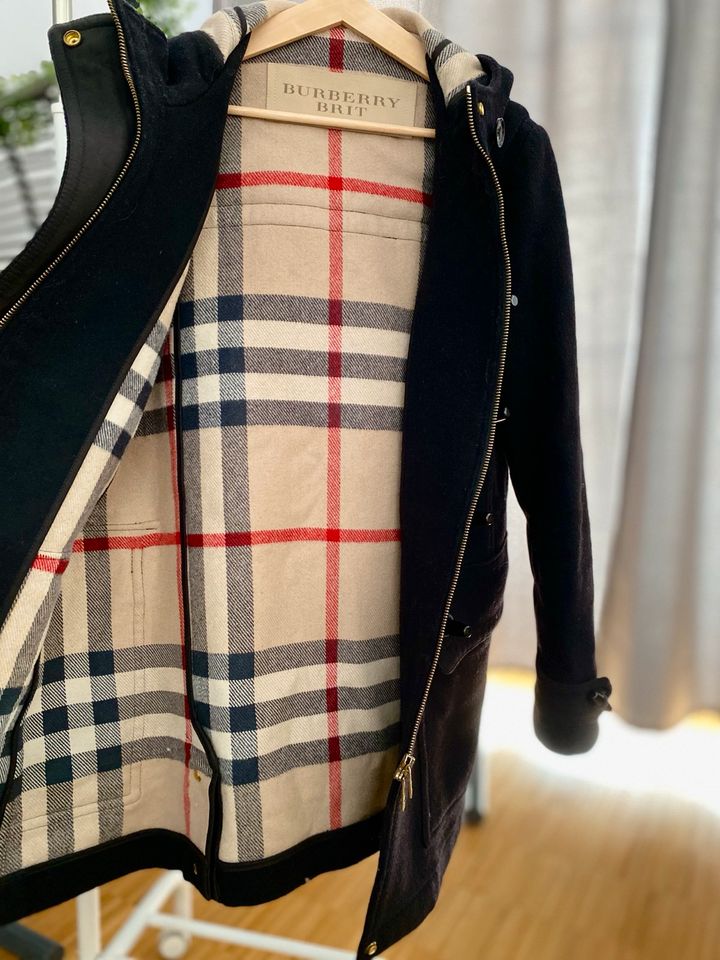 BURBERRY Jacke/Mantel aus Wolle in Schwarz in Leipzig