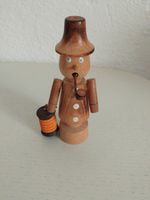 Räuchermännchen OPTIK Holz Figur gedrechselt Erzgebirge alt 11cm Bayern - Gebenbach Vorschau