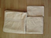 3 neue Handtücher 131x65, 100x56, 50x31 cm hellbeige Dortmund - Scharnhorst Vorschau