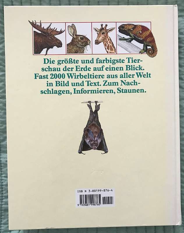 Das Grosse Weltreich der Tiere - Sachbuch Zoologie 9783881998765 in Wolfratshausen