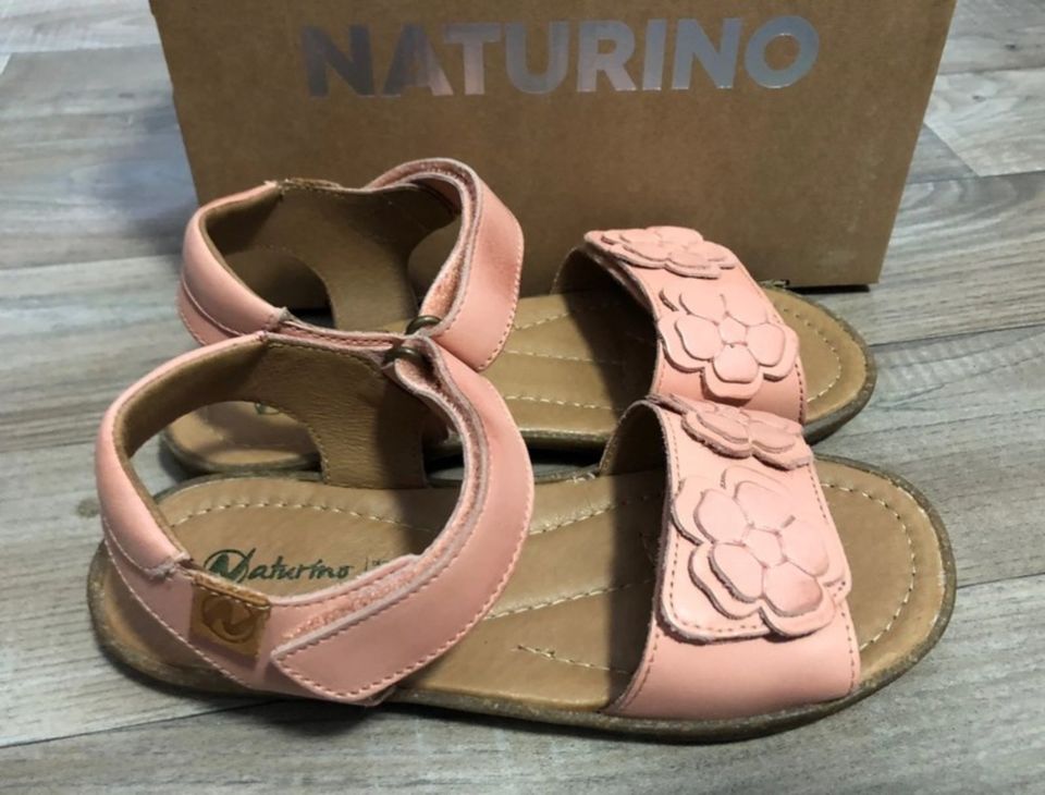 Neu Naturino Echte Leder Sandalen für Mädchen Gr.32 rosa Festprei in Kaiserslautern