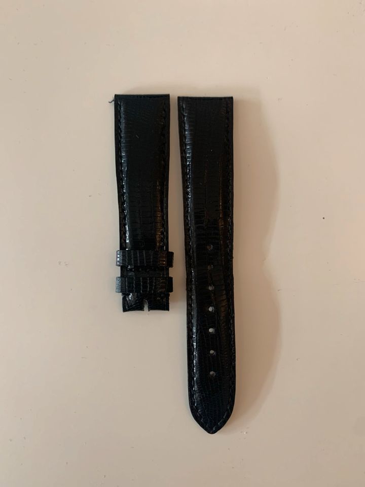 Uhren-Lederarmbänder, schwarz in Hamburg