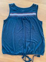 Esprit EDC Sommer Top dunkelblau mit Tunnelzug Bordüre Gr. L Hessen - Rodgau Vorschau