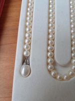 Perlenkette Damenkette Perle Creme 56 cm individuell verstellbar Nordrhein-Westfalen - Rhede Vorschau