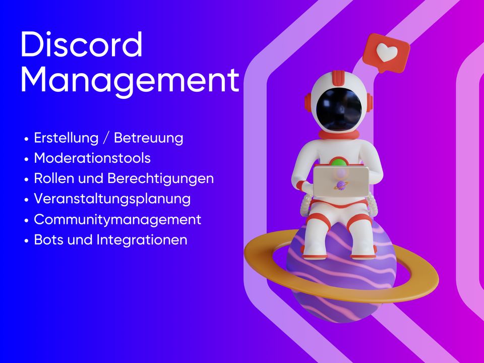 Discord Erstellung ✅ Discord Betreuung ✅ Discord Server ✅ Admin ✅ in Panketal