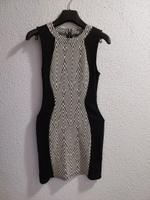 Stretch Kleid schwarz weiß gemustert Größe 36 / S Bayern - Buttenwiesen Vorschau