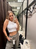 Zara cropped top Strick knit weiß Gr 34 XS Oberteil Aachen - Aachen-Mitte Vorschau
