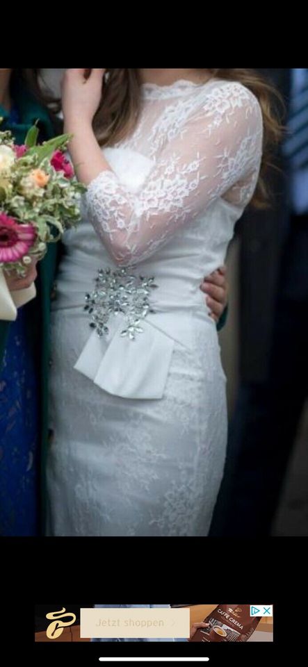 Abendkleid Hochzeitskleid weiss Apart XS 34 in Garbsen