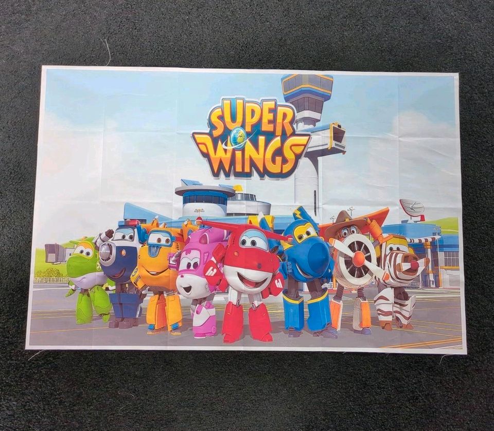 Superwings Plakat 60x90cm Stoff Poster in Wetter (Ruhr)