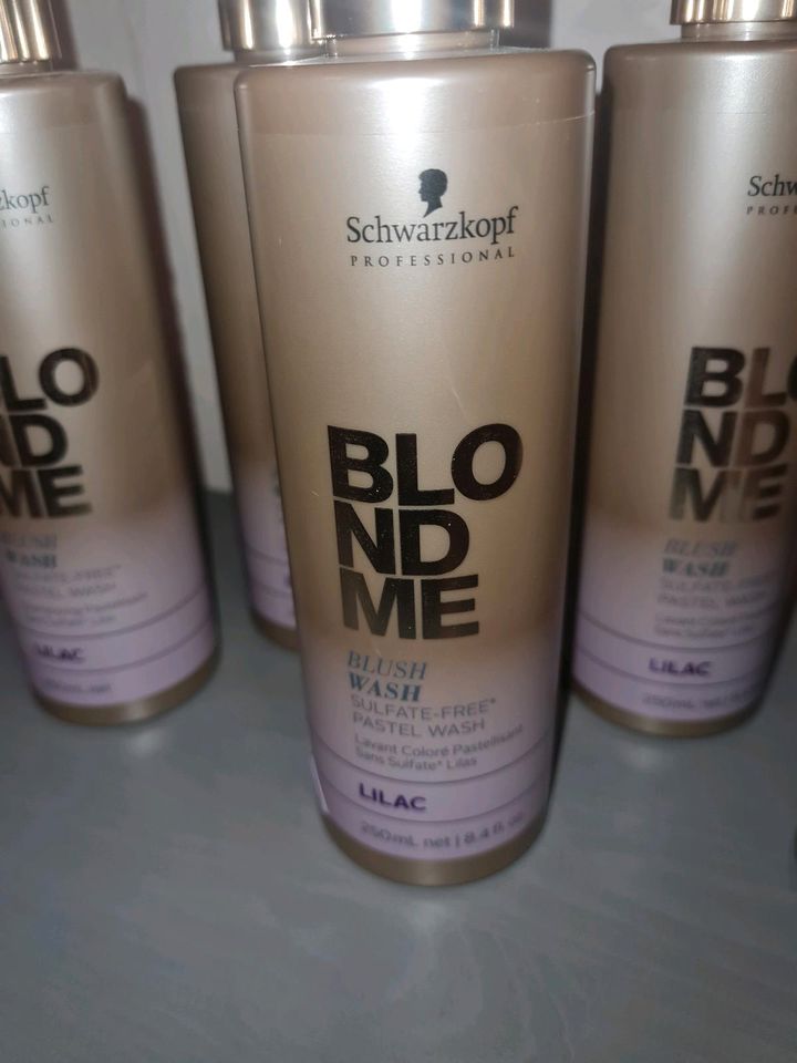 6x Schwarzkopf Blond me Shampoo Blash wash Lilac NEU á 250 ml in Burglengenfeld