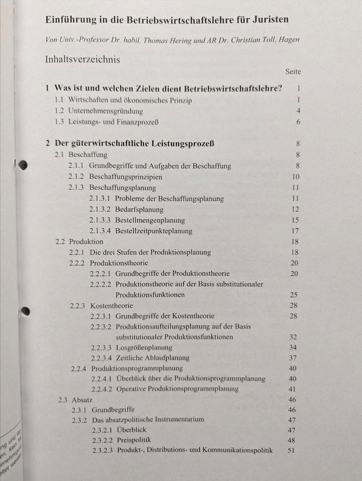 Studium Rechtswissenschaft / Jura Basiswissen Einführung in Köln