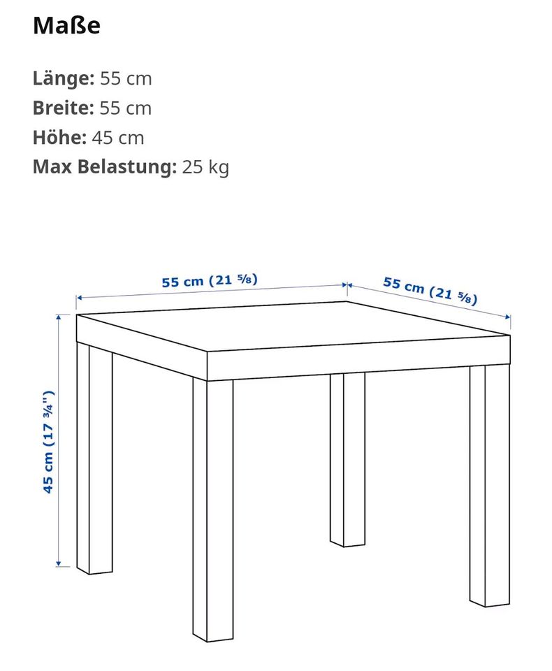 IKEA LACK Tisch klein in Dortmund