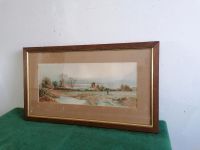 Altes Bild Gemälde Landschaft  Vintage München - Bogenhausen Vorschau