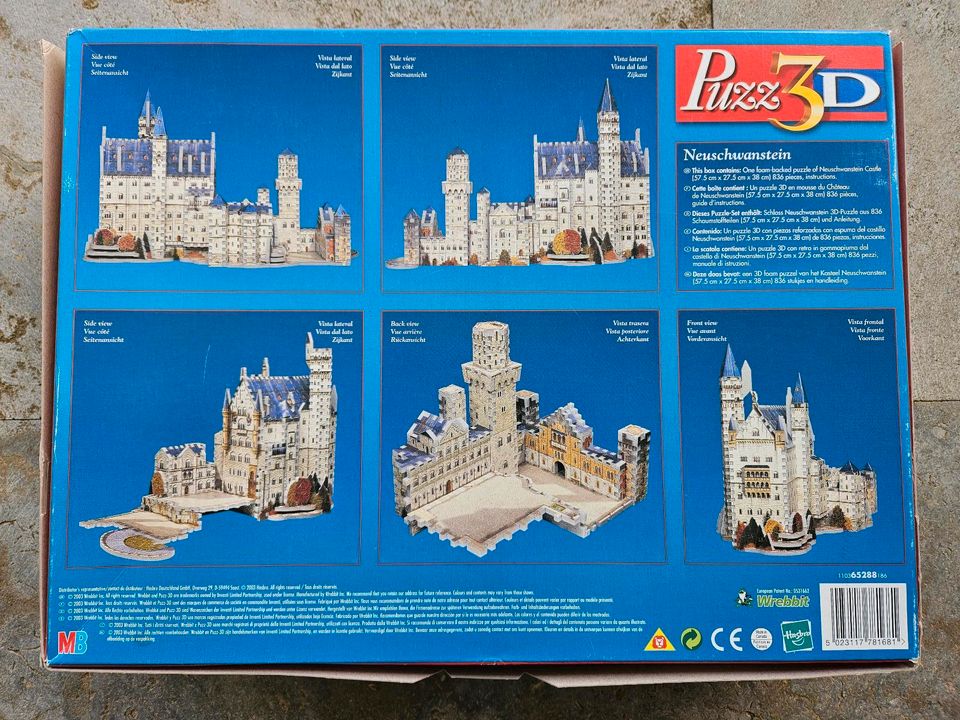 3D Puzzle Schloss Neuschwanstein in Buchbrunn