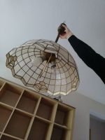 Deckenlampe / Lampenschirm - retro - weiß / beige Bayern - Kitzingen Vorschau