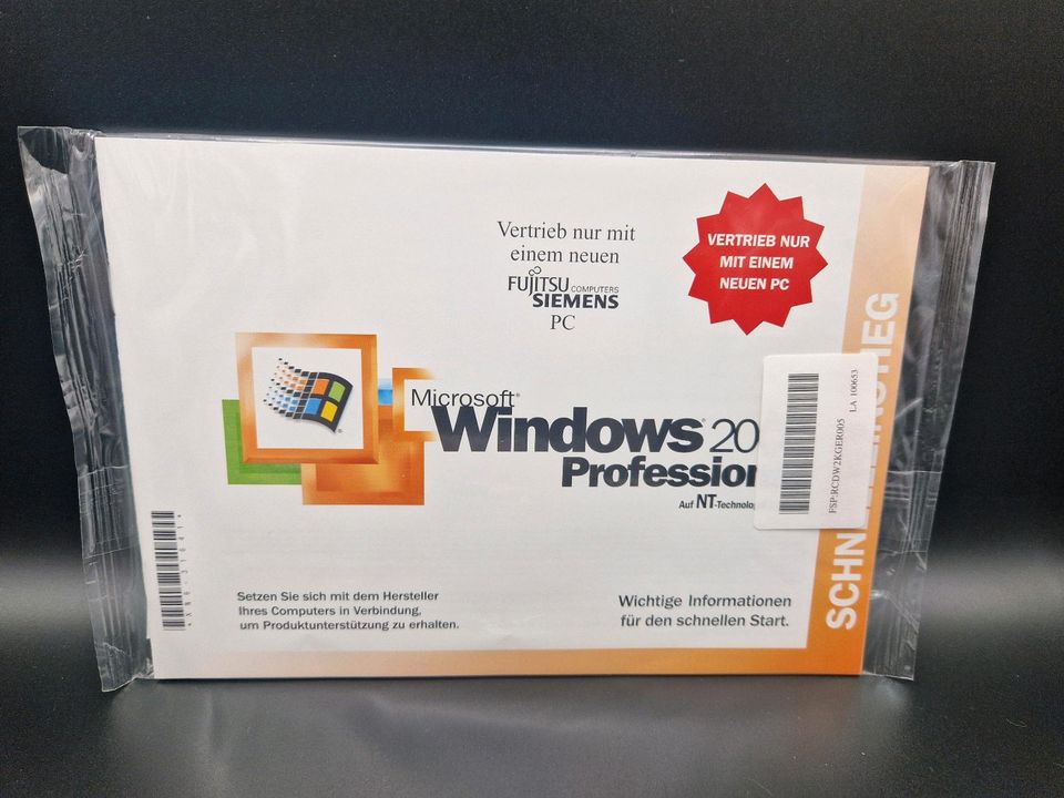 Windows 2000 Professional Datenträger, Ungeöffnet in Buchen (Odenwald)