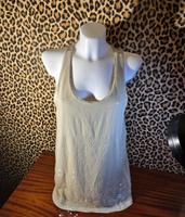H&M Long Top Pailletten Glitzer weiß Oversized kurzes Kleid Shirt Saarland - Überherrn Vorschau