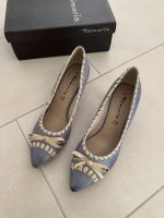 Tamaris Pumps Damenschuhe Absatzschuhe Gr. 39 blau beige mit OVP Burglesum - Burg-Grambke Vorschau