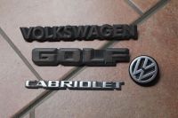 VW Golf Cabrio Emblem Schriftzug 4-teilig Saarland - Völklingen Vorschau