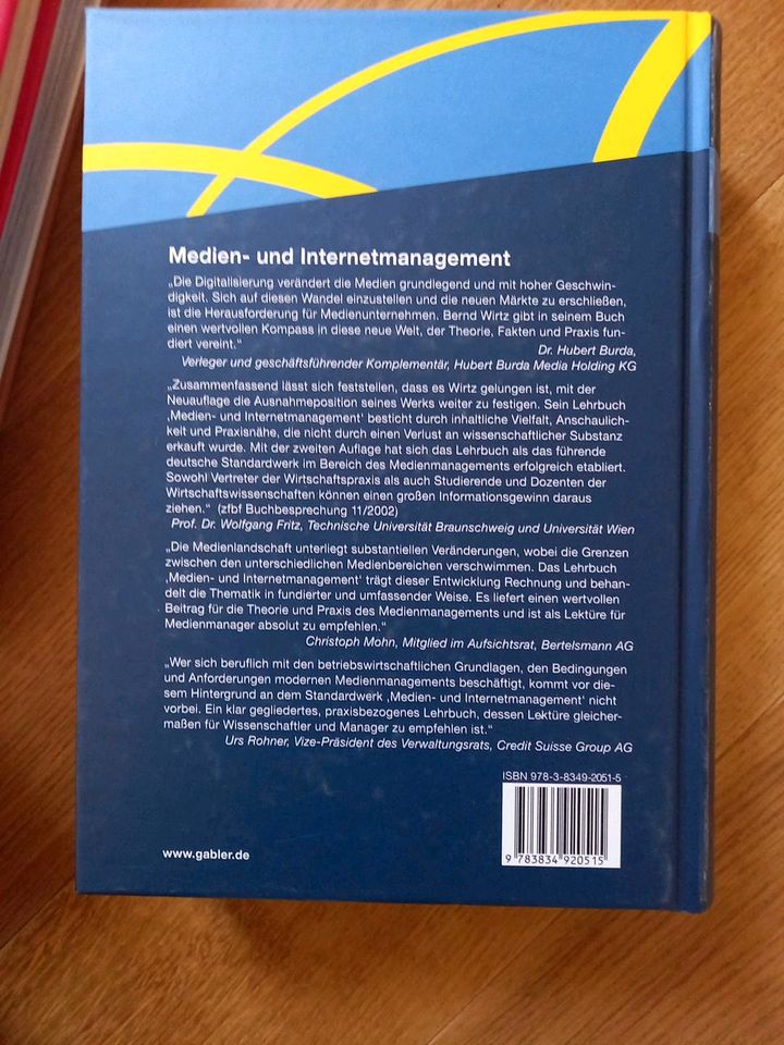 Medien- und Internetmanagement 7.Aufl. Wirtz in Karlstadt