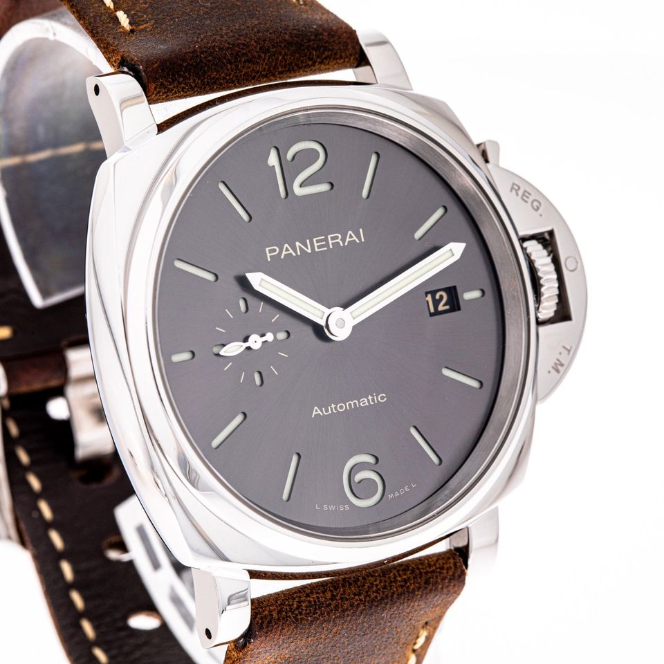 Panerai Luminor Due 42 Grau Stahl  PAM 00904 wie NEU 2022 Full S. in Hannover