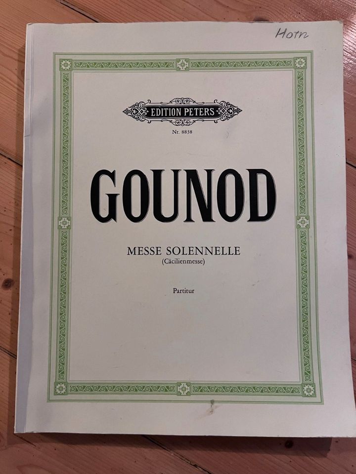 Noten Gounod Messe Solennelle Cäcilienmesse in Rastatt