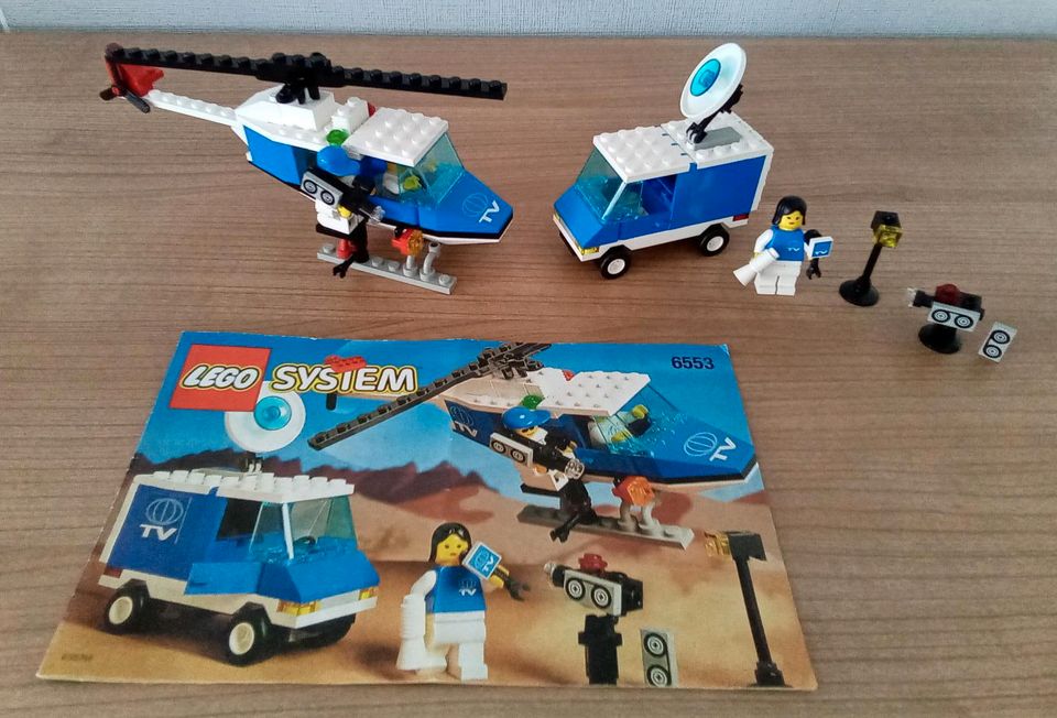 Lego Town 6553, Crisis News Crew, mit Aufbauanleitung aus 1997 in Cleebronn