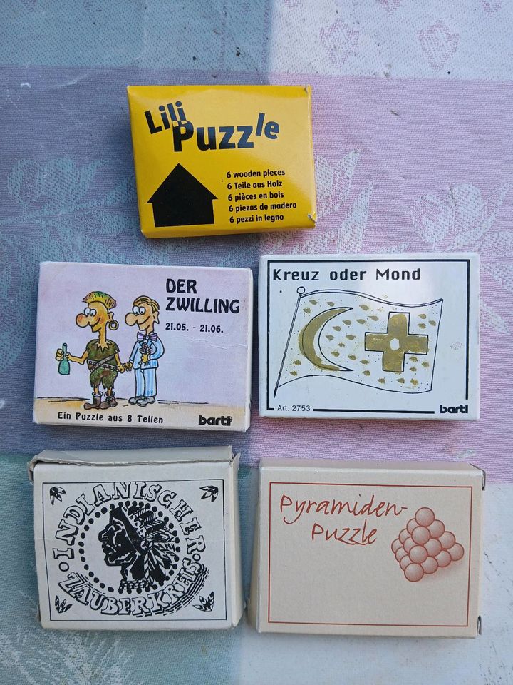 5 Knobel/Puzzle nur 4 Euro in Weimar