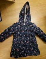 Schöne warme Winterjacke, Mädchen, dunkelblau mit Blümchen, Gr.92 Kiel - Melsdorf Vorschau