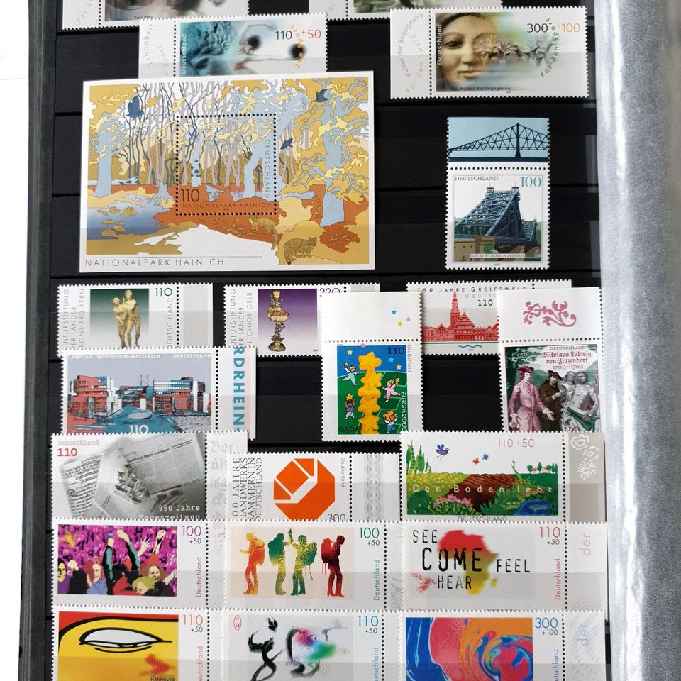 Briefmarken Deutsche Bundespost 2000-2002  postfrisch ungestempel in Faßberg