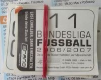 43 PANINI Bundesliga 2006/2007 Sticker Bayern - Augsburg Vorschau