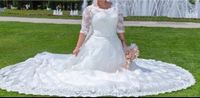 Brautkleid Hochzeitskleid edle feine spitze Glitzer 42 44 46 Baden-Württemberg - Karlsdorf-Neuthard Vorschau