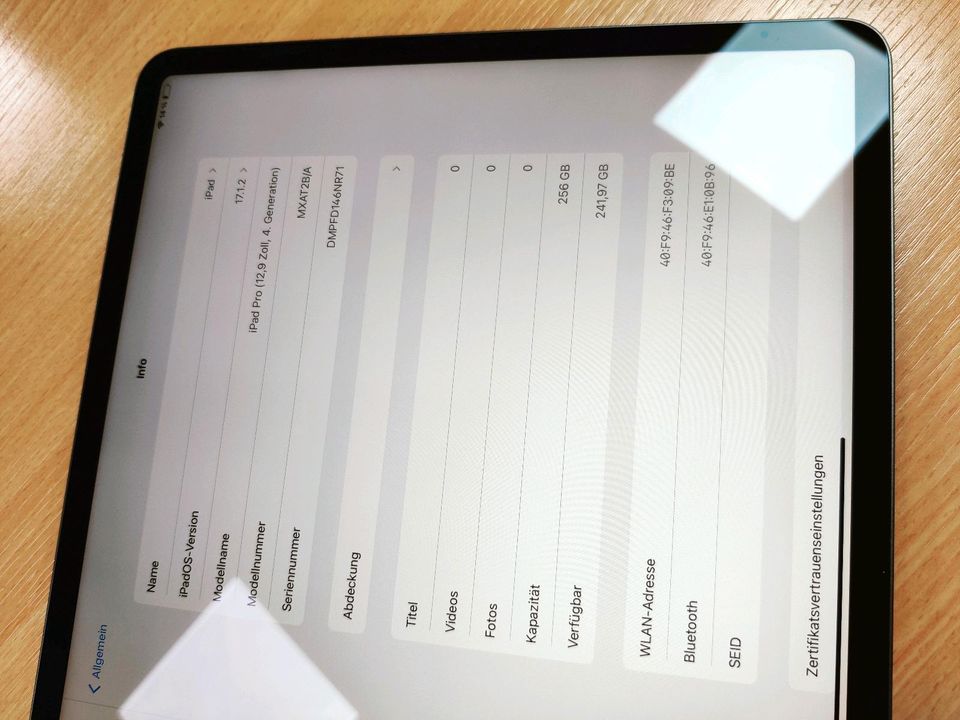 Apple iPad Pro 12,9'' (4.Generation) 256 GB wie Neu in Berlin